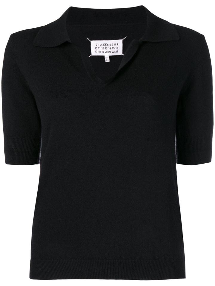 Maison Margiela Short-sleeved Sweater - Black