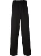 Yohji Yamamoto Wide-leg Trousers, Men's, Size: 3, Black, Cotton