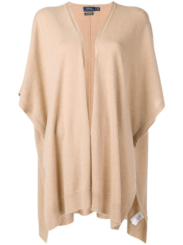 Polo Ralph Lauren Open Front Cardigan - Brown