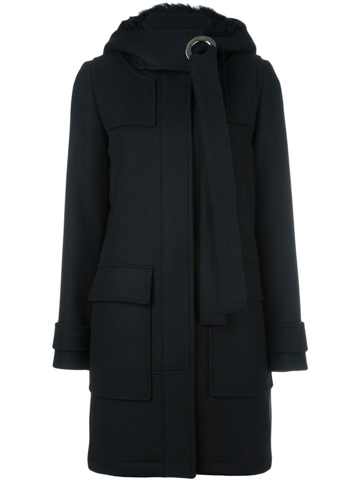 Proenza Schouler Hooded Coat - Black