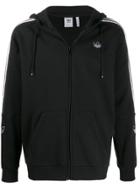 Adidas Outline Zipped Hoodie - Black