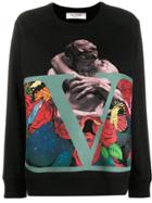 Valentino Undercover Print Sweatshirt - Black