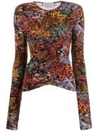 Preen By Thornton Bregazzi Norah Floral Top - Black