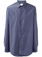 Paul Smith Patterned Shirt, Men's, Size: 39, Blue, Cotton