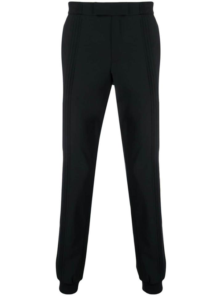 Les Hommes Pleat Detail Trousers - Black