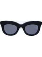Vera Wang - Cat Eye Sunglasses - Women - Acetate - One Size, Black, Acetate