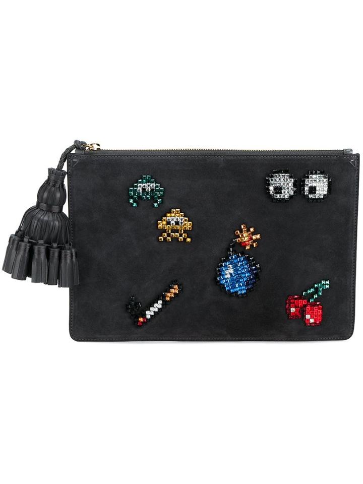 Anya Hindmarch All Over Stickers 'georgiana' Clutch