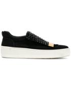 Sergio Rossi Studded Blair Sneakers - Black