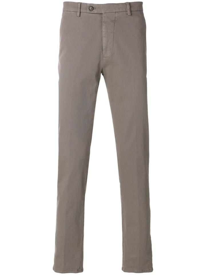 Berwich Regualr Fit Chinos - Grey