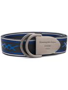Ermenegildo Zegna Xxx Logo Plaque Belt - Black