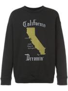 Adaptation Oversized California Dreamin' Sweatshirt - Black