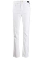 Versace Jeans Couture Slim Fit Trousers - White