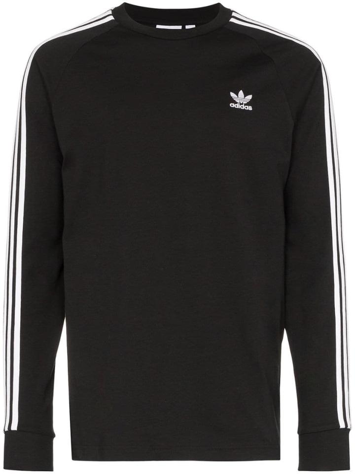 Adidas Three-stripe Sweatshirt - Black
