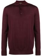 Loro Piana Long-sleeve Polo Shirt - Pink & Purple