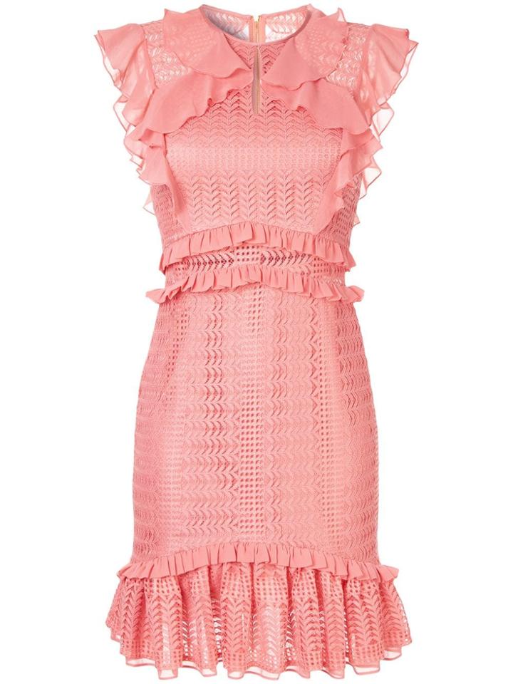 Three Floor Short Story Dress - Pink