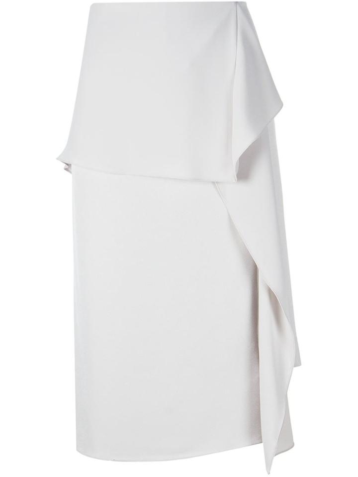 J.w. Anderson Draped Midi Skirt