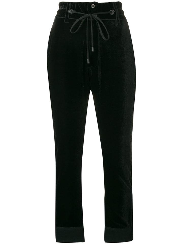 Di Liborio Cropped Trousers - Black