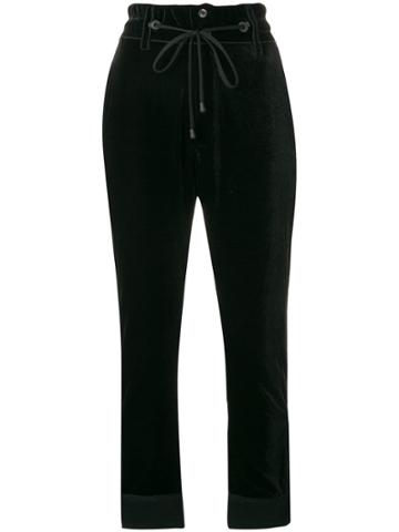 Di Liborio Cropped Trousers - Black