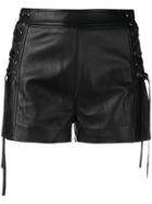 Just Cavalli Lace-up Shorts - Blue