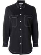 Marios Lightweight Buttoned Jacket - Black