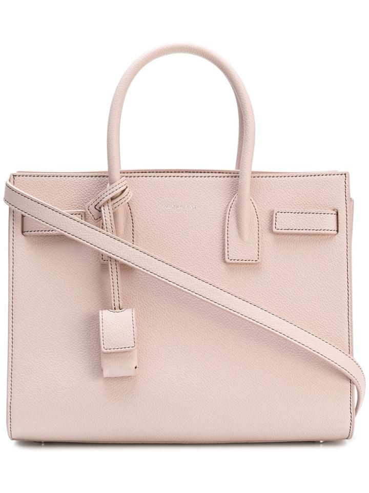 Saint Laurent Baby Sac De Jour Tote - Neutrals