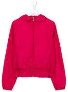 Moncler Kids Zipped Jacket, Girl's, Size: 14 Yrs, Pink/purple
