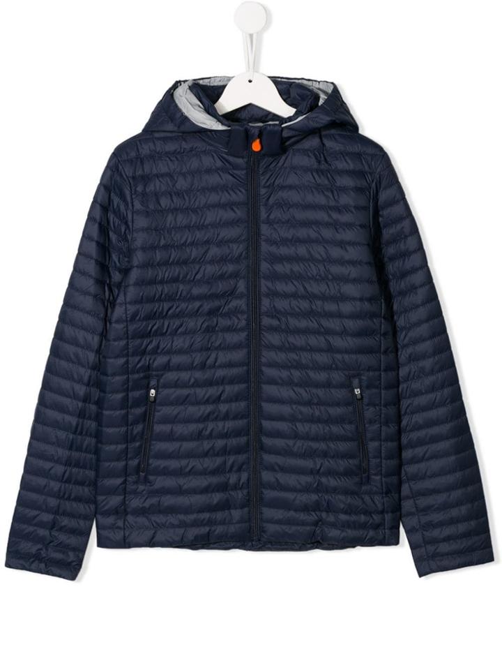 Save The Duck Kids Navy Blue Coat