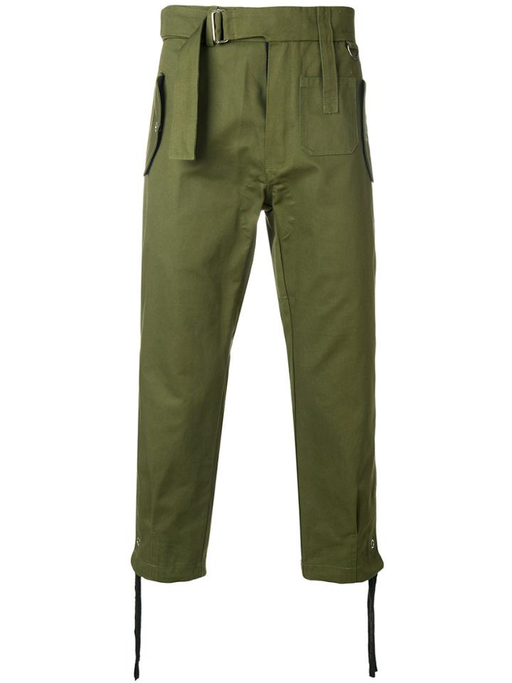 Ktz Belted Trousers - Green