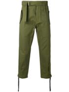 Ktz Belted Trousers - Green