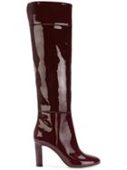 Agnona Patent Boots - Pink & Purple