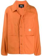 Stussy Torque Shirt Jacket - Orange