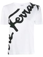 Salvatore Ferragamo Logo Print T-shirt - White