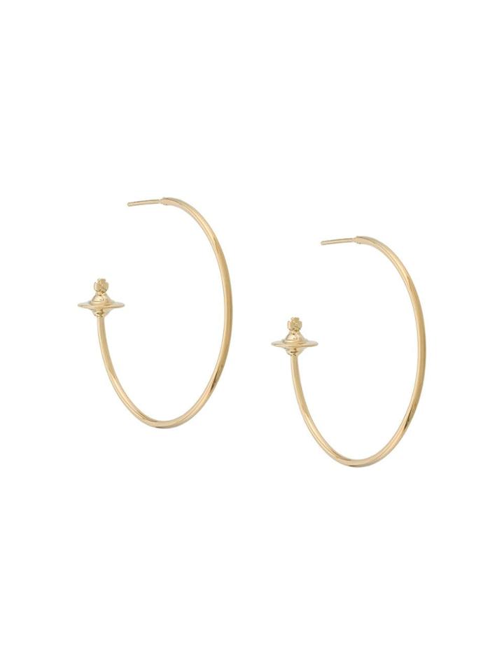 Vivienne Westwood Orbit Hoops - Gold