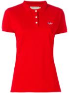 Maison Kitsuné - Logo Polo Shirt - Women - Cotton - S, Women's, Red, Cotton