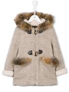 Lapin House Faux Fur Duffle Coat, Girl's, Size: 8 Yrs