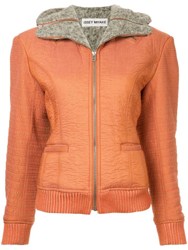Issey Miyake Zipped Hooded Jacket - Unavailable