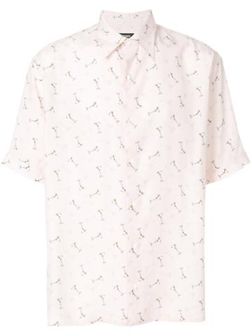 Fendi Martini Print Shirt - Pink & Purple