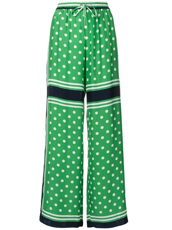 P.a.r.o.s.h. Polka-dot Trousers - Green