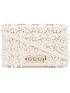 Zac Zac Posen Earthette Embellished Crossbody Bag - White