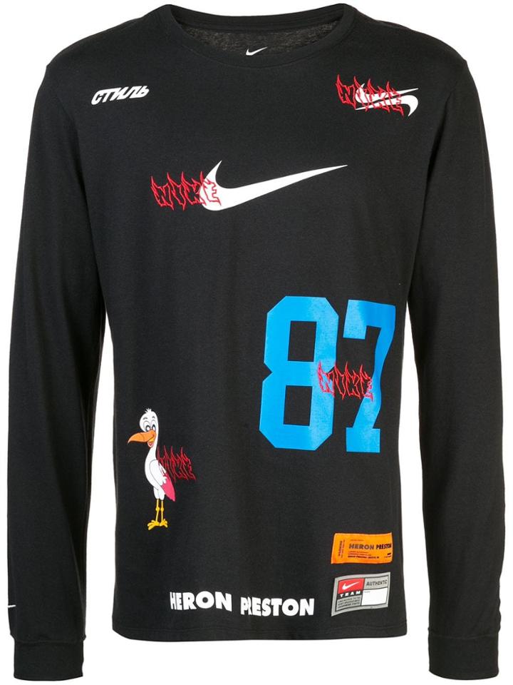 Nike Nike X Heron Preston Long-sleeved T-shirt - Black