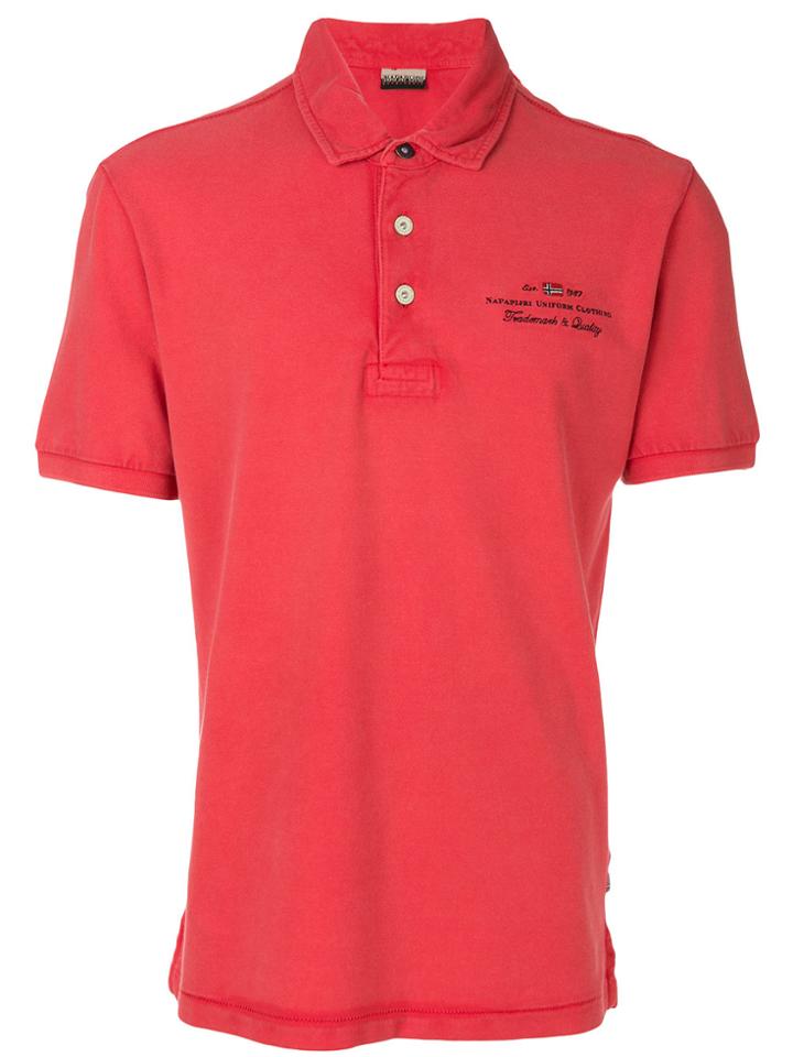 Napapijri Embroidered Logo Polo Shirt