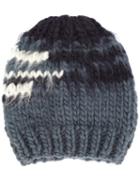 'x The Woolmark Company Hand Knit' Beanie, Women's, Blue, Merino, Christopher Raeburn