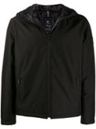 Fay Short Hooded Jacket - Black