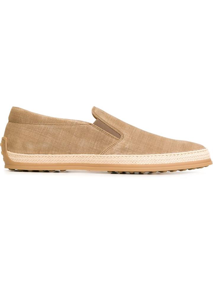 Tod's Braided Trim Slippers
