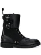 Balmain Ranger Bi-material Boots - Black