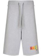 Moschino Drawstring Logo Shorts - Grey