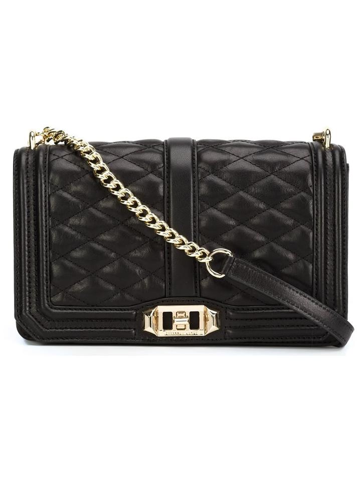 Rebecca Minkoff Quilted Cross Body Bag, Women's, Black