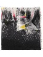 Faliero Sarti Clear Patterned Scarf - Black