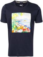 Fefè Scene Print T-shirt - Blue