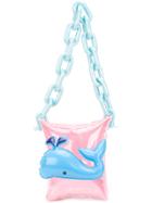 Mary Katrantzou Whale Inflatable Toy Chain Bag - Blue